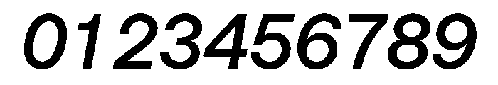 Saans TRIAL MonoMediumItalic Instance Font OTHER CHARS