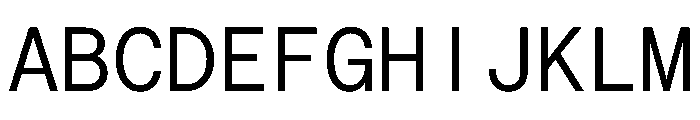 Saans TRIAL MonoRegular Instance Font UPPERCASE