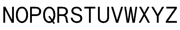 Saans TRIAL MonoRegular Instance Font UPPERCASE