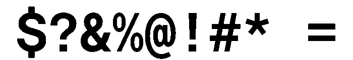 Saans TRIAL MonoSemiBold Instance Font OTHER CHARS