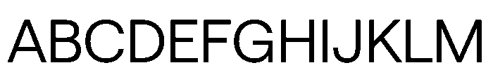 Saans TRIAL Regular Instance Font UPPERCASE