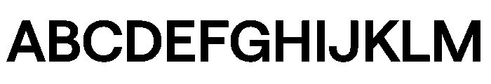 Saans TRIAL SemiBold Instance Font UPPERCASE