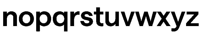 Saans TRIAL SemiBold Instance Font LOWERCASE