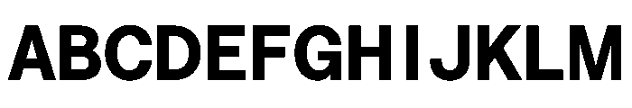 Saans TRIAL SemiMonoBold Instance Font UPPERCASE