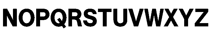 Saans TRIAL SemiMonoBold Instance Font UPPERCASE