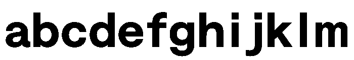 Saans TRIAL SemiMonoBold Instance FONT