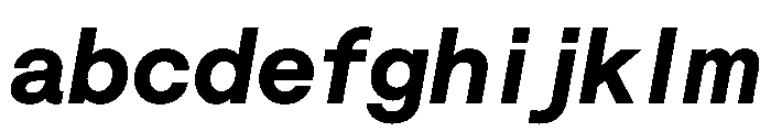 Saans TRIAL SemiMonoBoldItalic Instance FONT