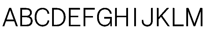 Saans TRIAL SemiMonoLight Instance Font UPPERCASE