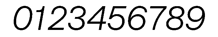 Saans TRIAL SemiMonoLightItalic Instance Font OTHER CHARS