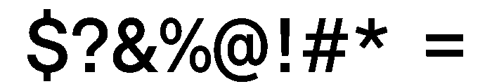 Saans TRIAL SemiMonoMedium Instance Font OTHER CHARS