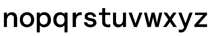 Saans TRIAL SemiMonoMedium Instance Font LOWERCASE