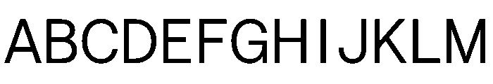 Saans TRIAL SemiMonoRegular Instance Font UPPERCASE