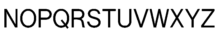 Saans TRIAL SemiMonoRegular Instance Font UPPERCASE