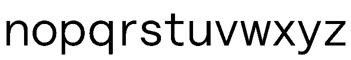 Saans TRIAL SemiMonoRegular Instance Font LOWERCASE