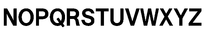 Saans TRIAL SemiMonoSemiBold Instance Font UPPERCASE