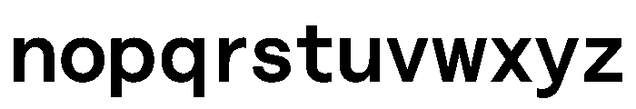 Saans TRIAL SemiMonoSemiBold Instance Font LOWERCASE