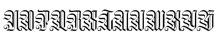 SabonetaV01N Book Instance Font UPPERCASE