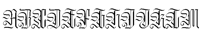 SabonetaV01N Light Instance Font UPPERCASE
