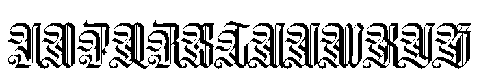 SabonetaV01N Medium Instance Font UPPERCASE
