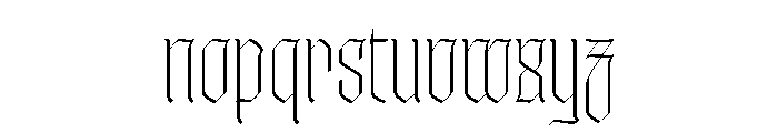 SabonetaV01N Thin Instance Font LOWERCASE