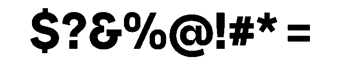 Safiro Bold Font OTHER CHARS