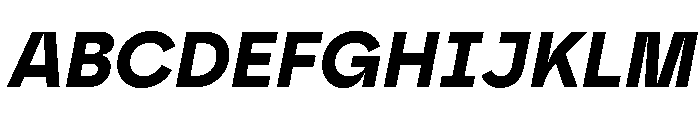 Safiro BoldItalic Font UPPERCASE