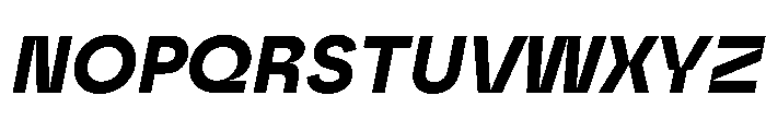 Safiro BoldItalic Font UPPERCASE