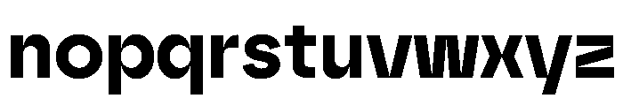 Safiro Bold Font LOWERCASE