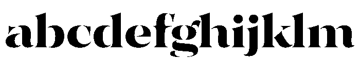 SahliaStencil Bold Instance FONT