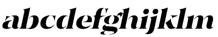 SahliaStencil BoldItalic Instance FONT