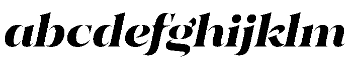 SahliaStencil BoldItalic FONT