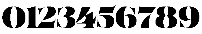 SahliaStencil ExBold Font OTHER CHARS