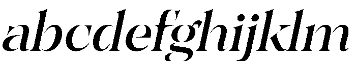 SahliaStencil Italic Instance FONT