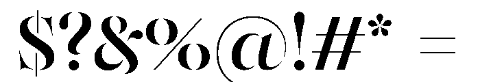 SahliaStencil Notfordesktopuse Instance Babd39fd Font OTHER CHARS