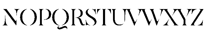 SahliaStencil Notfordesktopuse Instance Font UPPERCASE