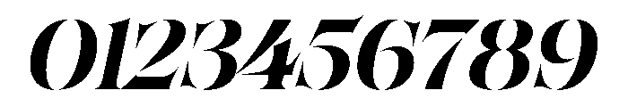 SahliaStencil SmboldItalic Instance Font OTHER CHARS