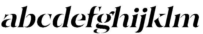 SahliaStencil SmboldItalic Instance FONT