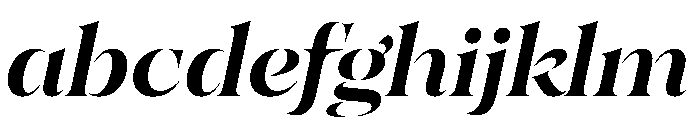 SahliaStencil SmboldItalic FONT