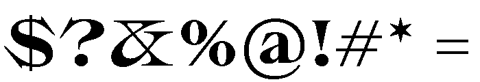 Sakral Black Font OTHER CHARS
