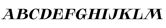 Sakral BlackItalic Font UPPERCASE