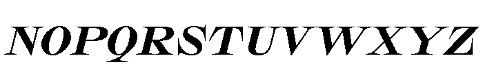 Sakral BlackItalic Font UPPERCASE