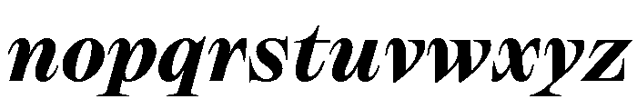 Sakral BlackItalic Font LOWERCASE