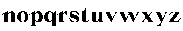 Sakral Black Font LOWERCASE