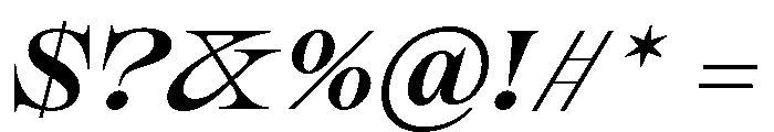 Sakral BoldItalic Font OTHER CHARS