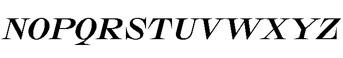 Sakral BoldItalic Font UPPERCASE