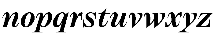 Sakral BoldItalic Font LOWERCASE