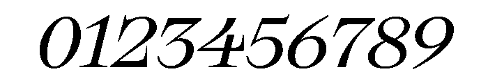 Sakral Italic Font OTHER CHARS