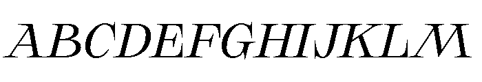 Sakral Italic Font UPPERCASE