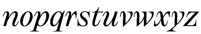 Sakral Italic Font LOWERCASE