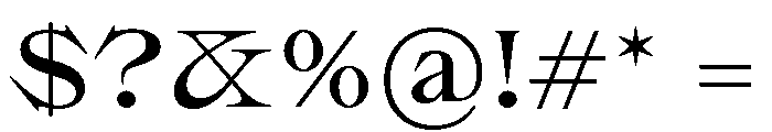 Sakral Medium 85858565 Font OTHER CHARS